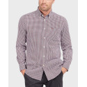 BARBOUR PADSHAW MEN'S CHECK SHIRT - MSH5027 - BURGUNDY
