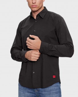 HUGO ERMO MEN'S SLIM FIT SHIRT - 50500216 - BLACK