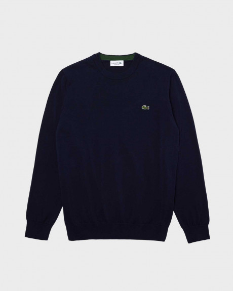 LACOSTE ΑΝΔΡΙΚΗ ΜΠΛΟΥΖΑ ΠΛΕΚΤΗ ΚΑΝΟΝΙΚΗ ΓΡΑΜΜΗ - ΑΗ1969