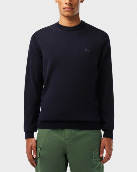 LACOSTE ΑΝΔΡΙΚΗ ΜΠΛΟΥΖΑ ΠΛΕΚΤΗ ΚΑΝΟΝΙΚΗ ΓΡΑΜΜΗ - ΑΗ1969 - ΜΠΛΕ