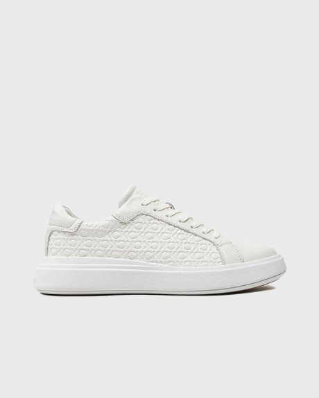 CALVIN KLEIN ΑΝΔΡΙΚΑ ΔΕΡΜΑΤΙΝΑ SNEAKERS - HM0HM01498
