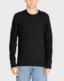 CALVIN KLEIN ΑΝΔΡΙΚΟ ΠΟΥΛΟΒΕΡ - Κ10Κ113747 - ΜΑΥΡΟ