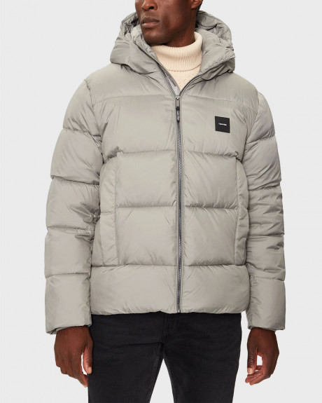 CALVIN KLEIN ΑΝΔΡΙΚΟ ΜΠΟΥΦΑΝ PUFFER ΜΕ ΚΟΥΚΟΥΛΑ - K10K113476