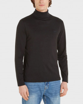 CALVIN KLEIN ΑΝΔΡΙΚΗ ΜΠΛΟΥΖΑ ΜΑΚΡΥΜΑΝΙΚΗ ΖΙΒΑΓΚΟ - K10K111858 - ΜΑΥΡΟ