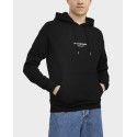 JACK & JONES ΑΝΔΡΙΚΟ ΦΟΥΤΕΡ ΜΕ ΚΟΥΚΟΥΛΑ ΚΑΝΟΝΙΚΗ ΓΡΑΜΜΗ - 12241687 - ΜΑΥΡΟ