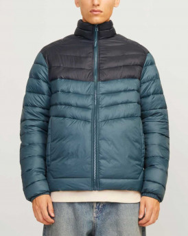 JACK & JONES ΑΝΔΡΙΚΟ ΜΠΟΥΦΑΝ ΨΗΛΟΣ ΛΑΙΜΟΣ - 12258444 - ΜΠΛΕ