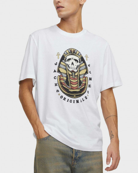 JACK & JONES MEN'S T-SHIRT GRAPHIC DESIGN REGULAR FIT - 12249345