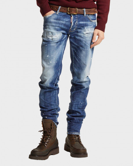 DSQUARED2 ΑΝΔΡΙΚΟ ΠΑΝΤΕΛΟΝΙ ΤΖΙΝ ΣΤΕΝΗ ΓΡΑΜΜΗ - S74LB1588S30872