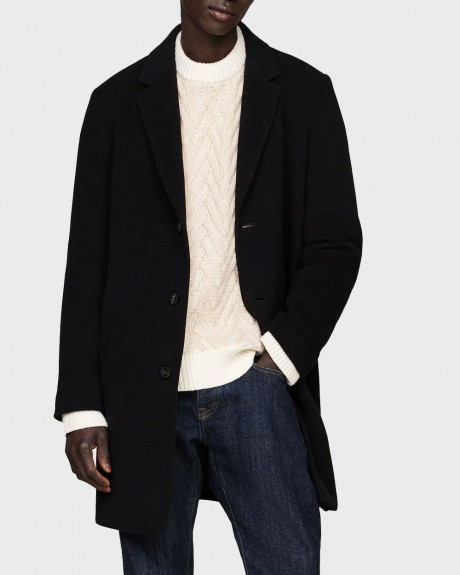 TOMMY HILFIGER ΑΝΔΡΙΚΟ ΜΑΛΛΙΝΟ ΠΑΛΤΟ - ΜW0ΜW36611