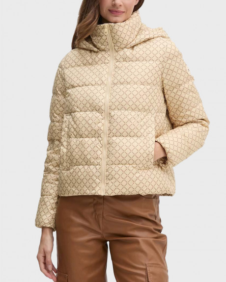 TOMMY HILFIGER ΓΥΝΑΙΚΕΙΟ ΜΠΟΥΦΑΝ PUFFER ΜΕ ΚΟΥΚΟΥΛΑ - WW0WW43589