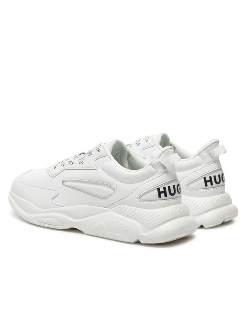 HUGO LEON RUNN MEN'S LEATHER SNEAKERS - 50523842 - sagiakos-stores.gr