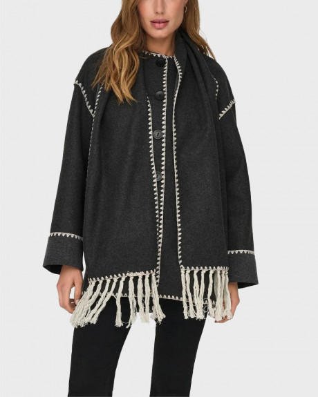 ONLY ΓΥΝΑΙΚΕΙΟ ΠΑΛΤΟ ΜΕ ΚΑΣΚΟΛ - 15322422