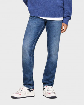 TOMMY HILFIGER ΑΝΔΡΙΚΟ ΠΑΝΤΕΛΟΝΙ ΤΖΙΝ ΣΤΕΝΗ ΓΡΑΜΜΗ - DM0DM20404 - ΜΠΛΕ