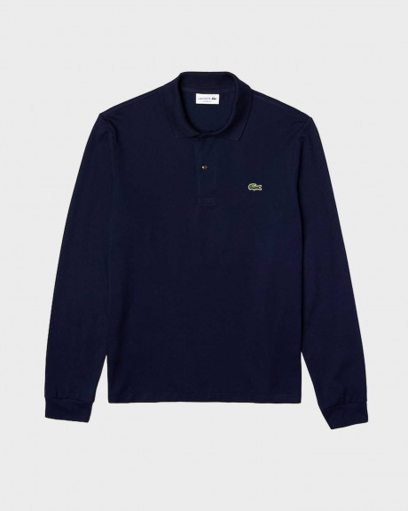 LACOSTE ΑΝΔΡΙΚΗ ΠΟΛΟ ΜΠΛΟΥΖΑ ΜΑΚΡΥΜΑΝΙΚΗ ΚΑΝΟΝΙΚΗ ΓΡΑΜΜΗ - L1312