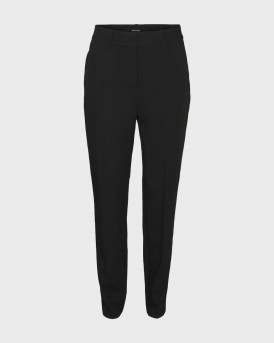 VERO MODA WOMEN'S HIGH RISE TROUSERS - 10312863 - BLACK