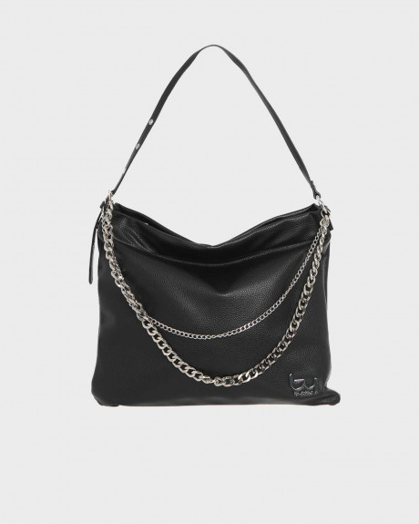 BY BYBLOS WOMEN'S SHOULDER BAG WITH CAINS - BYBS57A03