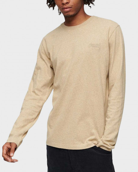 SUPERDRY ΑΝΔΡΙΚΗ ΜΠΛΟΥΖΑ ΜΑΚΡΥΜΑΝΙΚΗ ΚΑΝΟΝΙΚΗ ΓΡΑΜΜΗ - Μ6010857Α