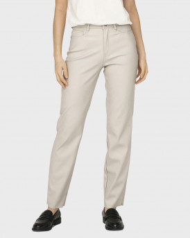 ONLY ΓΥΝΑΙΚΕΙΟ ΨΗΛΟΜΕΣΟ ΔΕΡΜΑΤΙΝΟ ΠΑΝΤΕΛΟΝΙ - 15209293 - ΕΚΡΟΥ