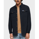 SUPERDRY ΑΝΔΡΙΚΟ ΠΟΥΚΑΜΙΣΟ ΚΟΤΛΕ ΚΑΝΟΝΙΚΗ ΓΡΑΜΜΗ - M4010990A - ΜΠΛΕ