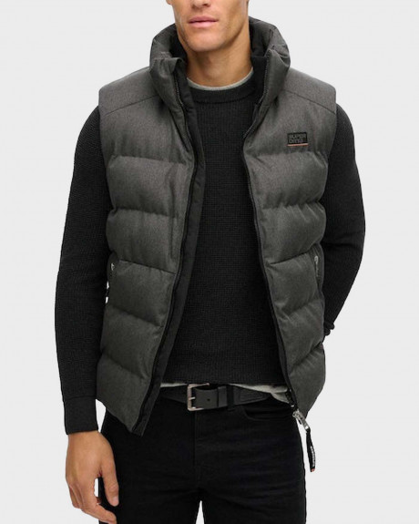SUPERDRY ΑΝΔΡΙΚΟ ΑΜΑΝΙΚΟ ΜΠΟΥΦΑΝ ΜΕ ΨΗΛΟ ΛΑΙΜΟ - M5012038A