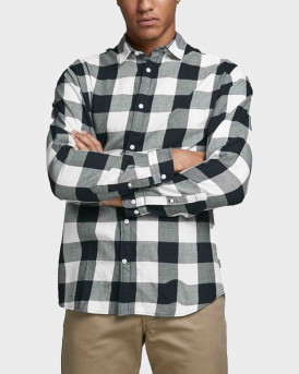 JACK & JONE'S ΑΝΔΡΙΚΟ ΠΟΥΚΑΜΙΣΟ - 12181602 - ΑΣΠΡΟ