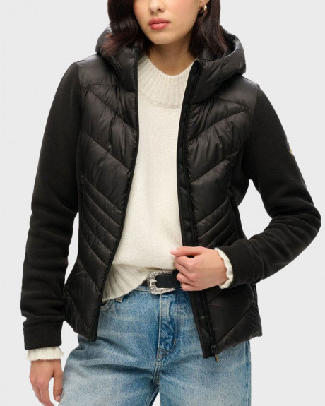 SUPERDRY WOMEN'S HOODED STORM FLEECE JACKET - W5011904A