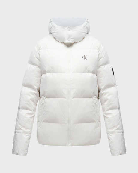 CALVIN KLEIN JEANS ΑΝΔΡΙΚΟ ΜΠΟΥΦΑΝ PUFFER ΜΕ ΚΟΥΚΟΥΛΑ - J30J325946