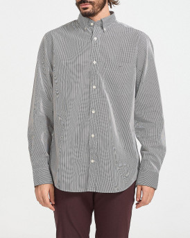 GANT MEN'S ΜΜ REG POPLIN BANKER SHIRT - 3000140 - BLACK