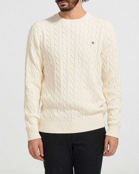 GANT ΑΝΔΡΙΚΗ ΠΛΕΚΤΗ ΜΠΛΟΥΖΑ ΚΑΝΟΝΙΚΗ ΓΡΑΜΜΗ - 8050601 - ΕΚΡΟΥ