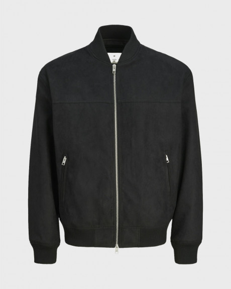 JACK & JONES MEN'S SUEDE BOMBER JACKET - 12263593