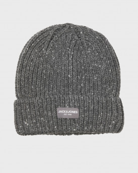 JACK & JONES ΑΝΔΡΙΚΟΣ ΠΛΕΚΤΟΣ ΣΚΟΥΦΟΣ - 12190549 - ΓΚΡΙ