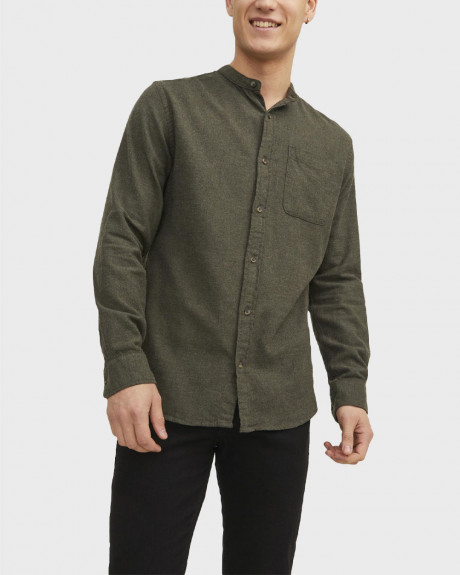 JACK & JONES MEN'S MAO SHIRT - 12235975