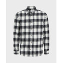 JACK & JONES MEN'S SLIM FIT CHECK SHIRT - 12258425 - RED