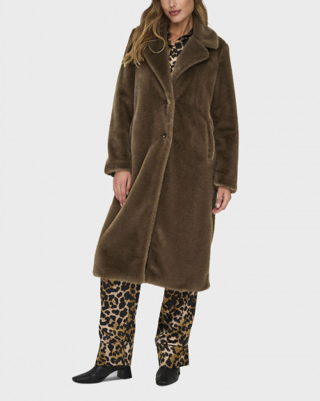 ONLY WOMEN'S FAUX FUR COAT - 15326004