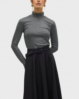 VERO MODA ΓΥΝΑΙΚΕΙΑ ΜΠΛΟΥΖΑ ΖΙΒΑΓΚΟ - 10318336 - ΑΝΘΡΑΚΙ