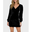 ONLY ΓΥΝΑΙΚΕΙΟ ΜΙΝΙ ΒΕΛΟΥΔΙΝΟ ΦΟΡΕΜΑ - 15307942 - ΜΑΥΡΟ