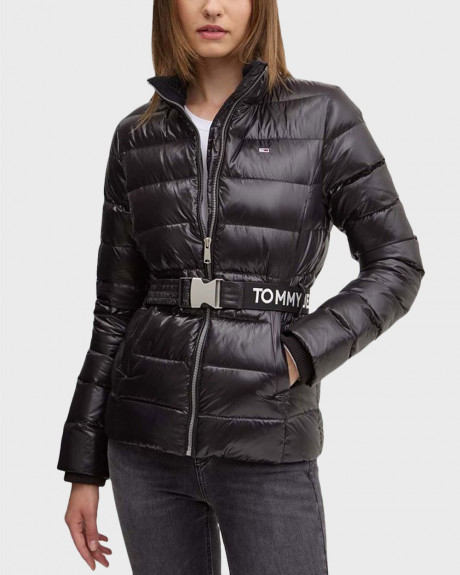 TOMMY JEANS ΓΥΝΑΙΚΕΙΟ ΚΑΠΙΤΟΝΕ ΜΠΟΥΦΑΝ ΜΕ ΖΩΝΗ - DW0DW18826
