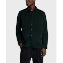 SELECTED MEN'S CORDUROY SHIRT REGULAR FIT - 16090182 - BLACK