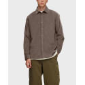 SELECTED MEN'S CORDUROY SHIRT REGULAR FIT - 16090182 - BLACK