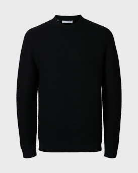 SELECTED HOMME ΑΝΔΡΙΚΟ ΠΟΥΛΟΒΕΡ - 16095640  - ΜΑΥΡΟ