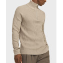 JACK & JONES ΑΝΔΡΙΚΟ ΠΟΥΛΟΒΕΡ HALF-ZIP - 12258473 - ΜΠΛΕ