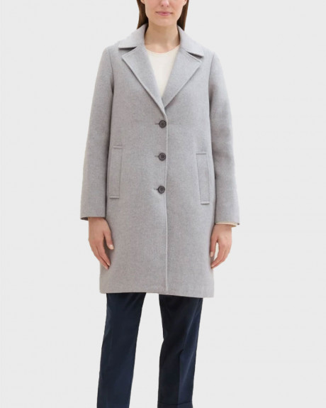 TOM TAILOR ΓΥΝΑΙΚΕΙΟ ΜΑΛΛΙΝΟ ΠΑΛΤΟ - 1041493