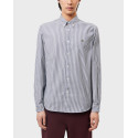 LACOSTE MEN'S STRIPED SHIRT - CH2936 - WHITE-BLUE