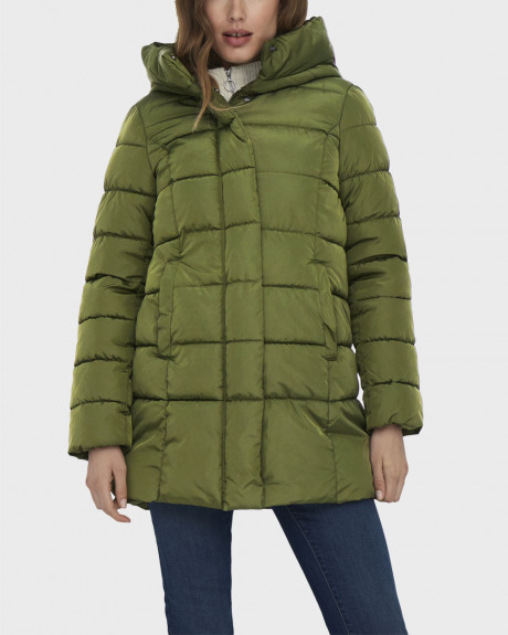 ONLY WOMEN'S HOODED PUFFER JACKET - 15304782