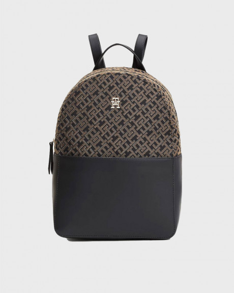 TOMMY HILFIGER TH MONOGRAM ΓΥΝΑΙΚΕΙΟ ΣΑΚΙΔΙΟ ΠΛΑΤΗΣ - AW0AW17074