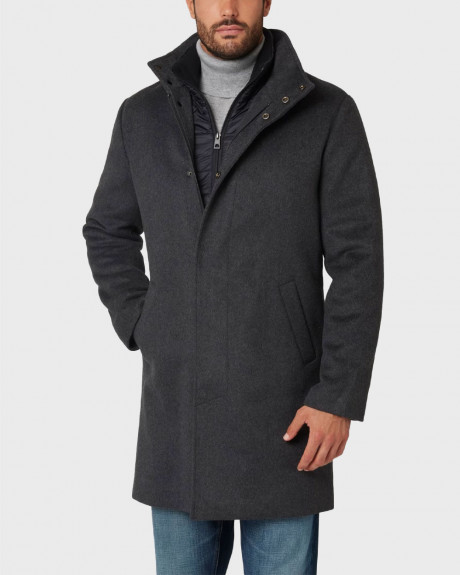 GUESS MELTON MEN'S WOOL BLEND COAT - M4BL30WGJ82