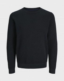 JACK & JONES ΑΝΔΡΙΚΟ ΠΟΥΛΟΒΕΡ - 12265328 - ΜΑΥΡΟ