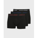 JACK & JONES ΑΝΔΡΙΚΑ ΜΠΟΞΕΡΑΚΙΑ ΣΕΤ 3 ΤΜΧ. - 12265404 - ΜΑΥΡΟ
