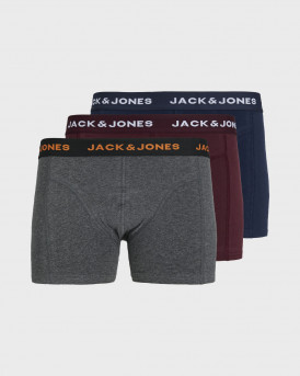 JACK & JONES ΑΝΔΡΙΚΑ ΜΠΟΞΕΡΑΚΙΑ ΣΕΤ 3 ΤΜΧ. - 12265404 - ΓΚΡΙ