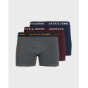 JACK & JONES ΑΝΔΡΙΚΑ ΜΠΟΞΕΡΑΚΙΑ ΣΕΤ 3 ΤΜΧ. - 12265404 - ΜΑΥΡΟ